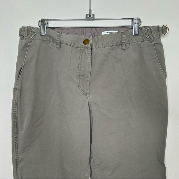 Club Monaco Cotton Stretch Jean Style Relaxed Slim Fit Khakis Tan Size 10 - Picture 2 of 9